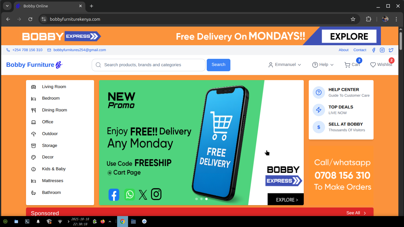Bobby Furniture | eCommerce - image 2