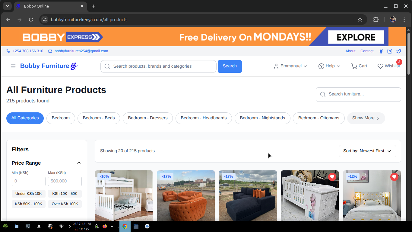 Bobby Furniture | eCommerce - image 5